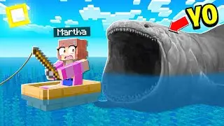 Trolleé a Mi Amiga con un Monstruo Marino GIGANTE en Minecraft!