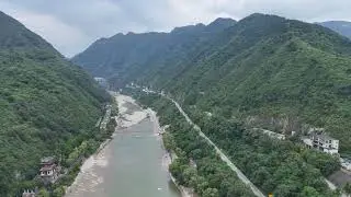 石门栈道 无人机
