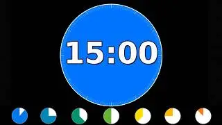 15 Minute Visual Timer  | Color Changing Countdown Timer