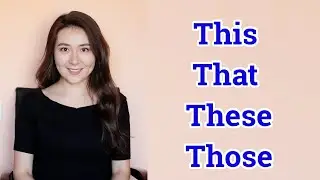 This / that / these / those айырмашылықтары