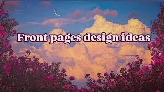Front pages design ideas for all subjects!#like #subscribe #front #pages #design #ideas #viralvideo