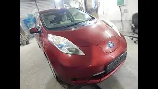 Как снять бампера и оптику nissan leaf