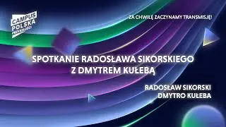 Spotkanie Radosława Sikorskiego z Dmytrem Kułebą