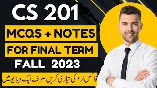 Cs201 Final Term Preparation 2023 | cs201 filans Mcqs & short notes 2023