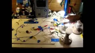 19-watt LED bulb on 12v 5-watt circuit in parallel 3-of-3