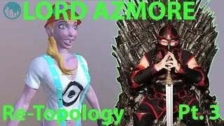Re-topology in 3d Coat - Body and Hands - Part 3
