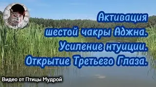 Как очистить и активировать шестую чакру Аджна. Как усилить интуицию. Как открыть Третий Глаз.