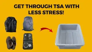 7 Tips for Getting through Airport Security with LESS STRESS | TSA Hacks!
