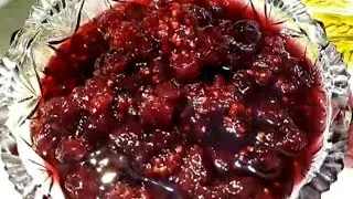 Ароматное и очень вкусное вишнёво- малиновое варенье. #варенье #вареньерецепт