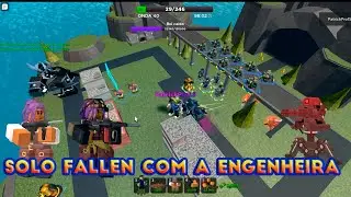 Roblox Tower Defense Simulator - Solo Fallen com a Engenheira