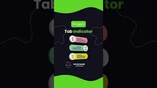 Tab indicator animation using HTML CSS ✨ A Dynamic indicator animation 💕