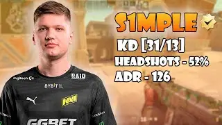 S1MPLE COMEBACK IN FACEIT LVL 10 - POV  CS:2 2024