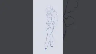 Designing an anthro OC for fun // art timelapse