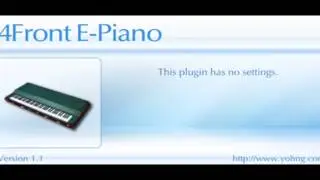 4front e-piano VSTi demo