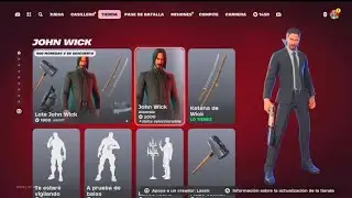 NUEVA TIENDA HOY 20 DE AGOSTO REGRESO SKIN DE JOHN WICK