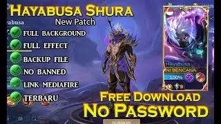 Script Skin Hayabusa Shura Terbaru New patch | Full effect NO PASSWORD