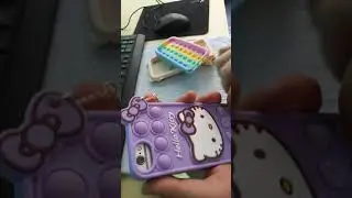 fake or real pop it phone case unbox test
