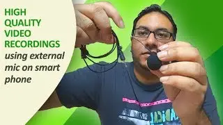 How to connect an external mic to your phone for better video recording!