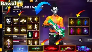 Free Fire Mid Night Clown Bundle Video Collection  😱 Purple Shade Bundle | 81 Lvl Collection Video