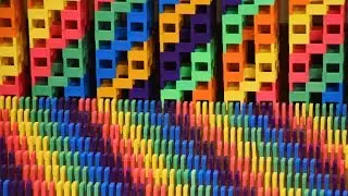 32,000 Dominoes - The Most SATISFYING Domino Fall Ever!