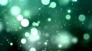 Видеофон Зеленые мерцающие шары