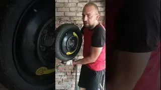 100% способ накачать колесо без компрессора! #shorts