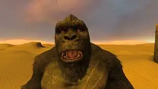 [SFM] Godzilla x Kong Egypt fight Deleted Scene