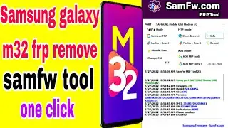 Samsung galaxy m32 frp remove|| unlock password m32