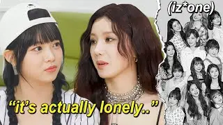 the sad reality of idols who pursued solo career (iz*one members getting exposed)