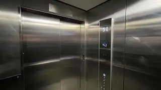 MODERNIZED!!! 1979 KONE (mod.) Traction Elevators @ Sandviken Hospital, Sandviken, Sweden.