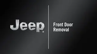 Front Door Removal | How To | 2021 Jeep Wrangler