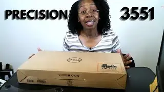 Dell Precision 3551 Unboxing New Computer and some Set Up