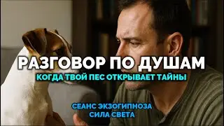 РАЗГОВОР ПО ДУШАМ. Когда твой пес раскрывает тайны. Сеанс ЭКЗОГИПНОЗА.  СИЛА СВЕТА.