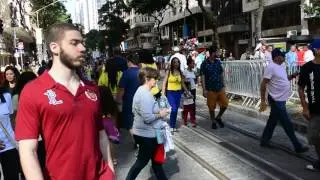 Av.Rio Branco bombando no domingo olímpico - Ago/2016