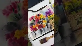 Курс «Цветы акварелью» от Дарьи Куцаевой
