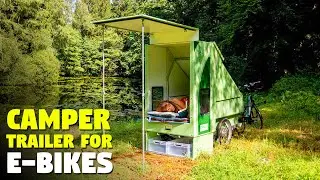 Take Bikepacking To Next Level With Scout E-bike Camper Trailer