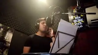 Gravação das vozes da música 