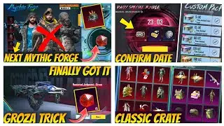 🔥BIG UPDATE | Next Mythic Forge Confirm | Custom Pack Uc Count In UC Up | Next Classic Crate Leaks