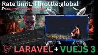 Ecommerce Website in Laravel 11 + Vue 3 with Source Code. Lesson 14. Rate Limiting. DDoS attack