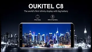 #9. Ультра-бюджетный безрамочник, 18:9 - Oukitel C8
