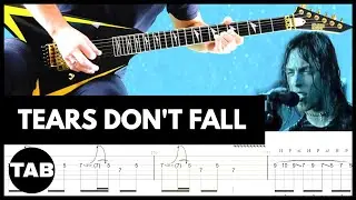 TEARS DON'T FALL Bullet For My Valentine Guitar TAB | Lesson | Tutorial | Cover