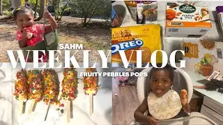WEEKLY VLOG | DITL| FRUITY PEBBLES POPS| ALDI  #ditlvlog #sahm #aldi
