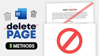 How to Delete Pages in Word Document - from the Middle and everywhere else.