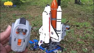 He was building a Lego rocket in his backyard. And then this happened...