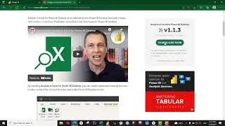 Анализировать данные из Power BI в Excel