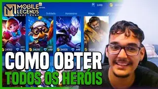 COMO GANHAR MUITO BP E TER TODOS OS HERÓIS | BANGAS ACADEMY #6 | MLBB