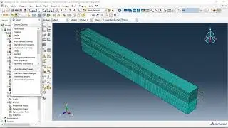 Abaqus Tutorial (basic): How to find node numbers and element numbers in Abaqus CAE.