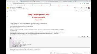PyTorch tutorial