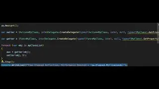 c# improving reflection performance in 5 min