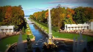 ПЕТЕРГОФ,  ОСЕНЬ. PETERHOF, AUTUMN.